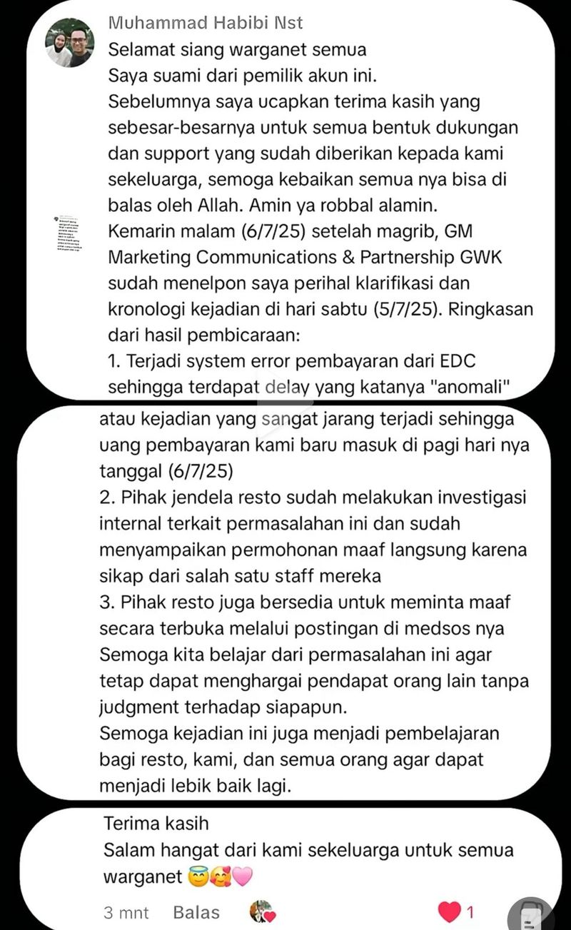 5 Fakta Kasus Viral Wanita Dituduh Menipu di Restoran GWK Bali