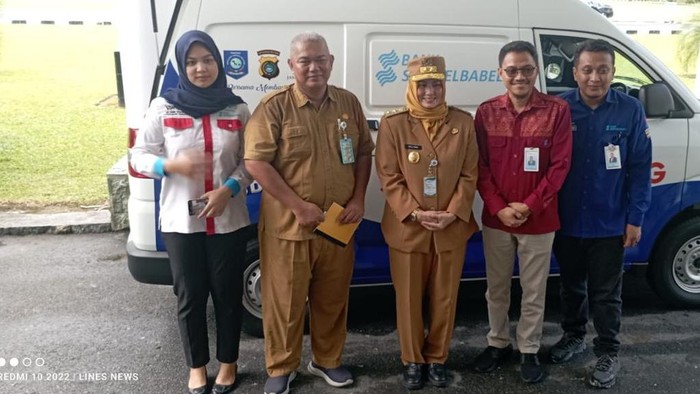 Bank Sumsel berikan bantuan ke masyarakat di Bangka Belitung