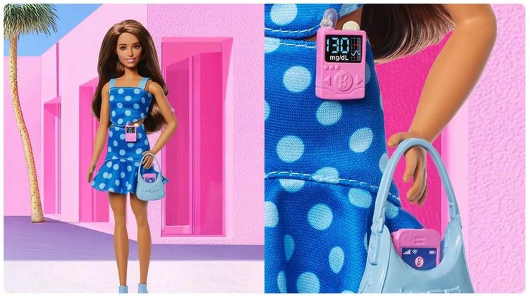 Foto Boneka Barbie Edisi Pengidap Diabetes Tipe 1, Ada Pompa Insulinnya