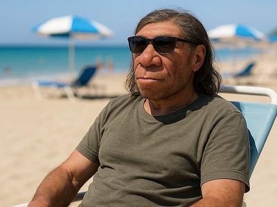 Ilustrasi AI Jika Manusia Neanderthal dan Denisova Hidup di Zaman Sekarang