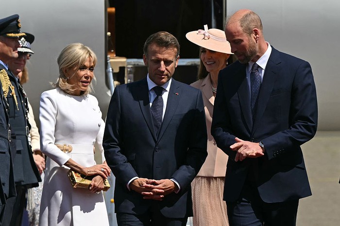 Gaya Brigitte Macron ke Inggris