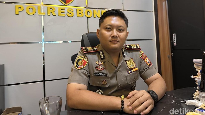Kasat Reskrim Polres Bone AKP Alvin Aji Kurniawan.