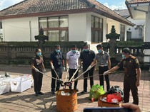 Kejari Gianyar Musnahkan 122 Gram Sabu, 89 Paket Milik Terpidana Rahmat