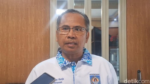 Kepala Disnaker Kota Mataram Rudi Suryawan. (Foto: Nathea Citra/detikBali)