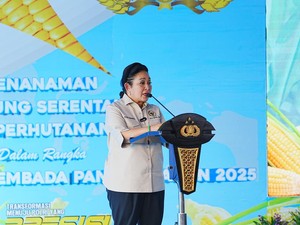Titiek Soeharto Apresiasi Polri Gaspol Tanam Jagung Demi Swasembada Pangan