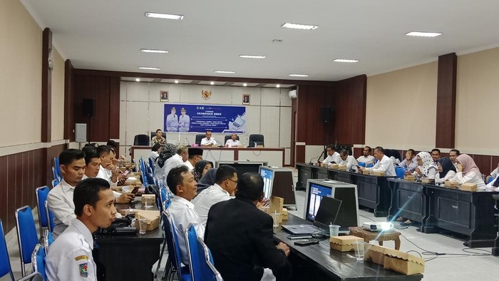 Literasi keamanan siber bagi semua OPD Pemkab Lombok Timur, Rabu (9/7/2025). (M Sanusi Ardi W/detikBali)