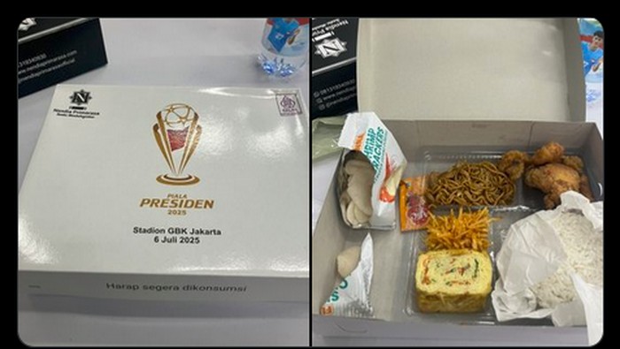 nasi box Piala Presiden 2025 disukai Liam Rice, jurnalis Oxford United dari Inggris