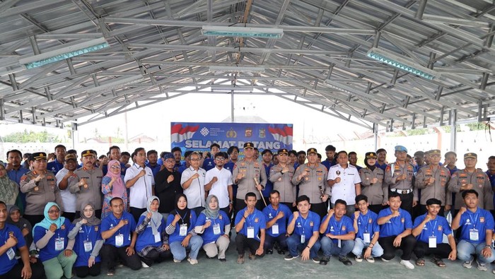 Pelatihan Tailor Made Training (TMT) Gelombang III Tahun 2025 di Balai Latihan Poliran Polda Banten, Rabu (2/7/2025).
