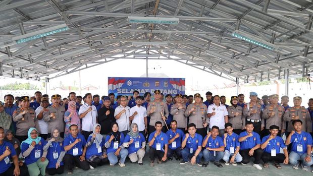 Pelatihan Tailor Made Training (TMT) Gelombang III Tahun 2025 di Balai Latihan Poliran Polda Banten, Rabu (2/7/2025).