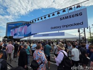 Keriuhan Acara Peluncuran Samsung Galaxy Z Fold7 di New York