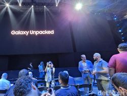 Keriuhan Acara Peluncuran Samsung Galaxy Z Fold7 di New York