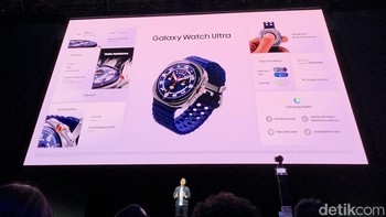 Samsung kembali menggebrak pasar smartwatch dengan peluncuran Galaxy Watch 8 dan Galaxy Watch 8 Classic pada ajang Galaxy Unpacked di New York, AS, Rabu (9/7/2025). Foto: detikINET/Adi Fida Rachman
