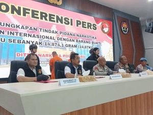 Kado Hari Bhayangkara, Polda Riau Bongkar 14,87 Kg Sabu di Kampar