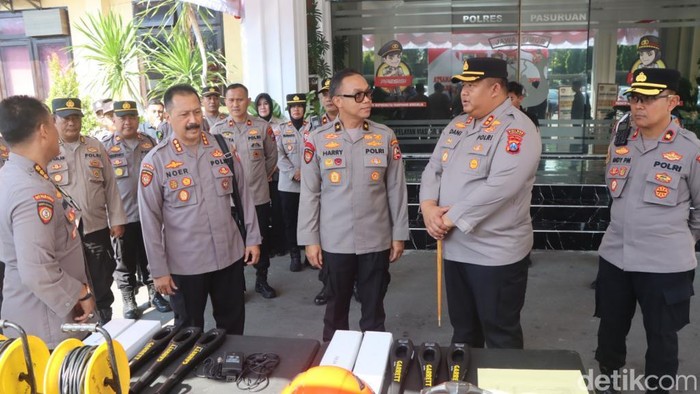 Polres Pasuruan terima kunjungan Dir Pam Obvit Mabes Polri