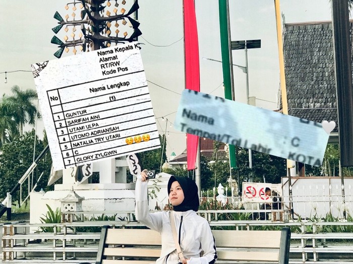 Postingan remaja yang memiliki nama unik, C.