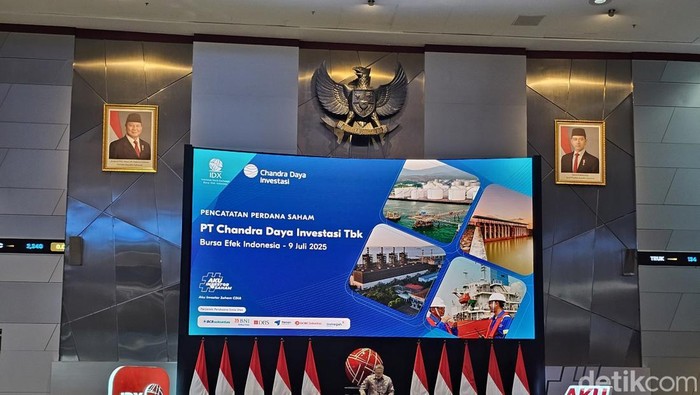 Kala Anak Prajogo Pangestu Ikut Saksikan Debut Saham CDIA di BEI