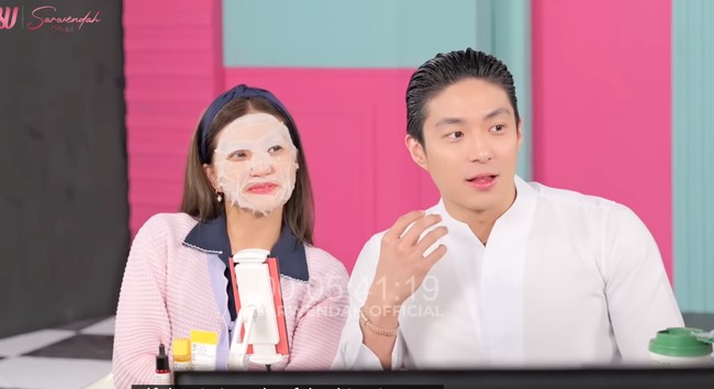 Sarwendah dan Giorgio Antonio tengah jadi sorotan karena kedekatan keduanya. Meski demikian hingga kini Sarwendah dan Gio masih mengaku hubungannya hanya sebatas rekan kerja. Foto: YouTube/Sarwendah Juice Official/Sarwendah Official