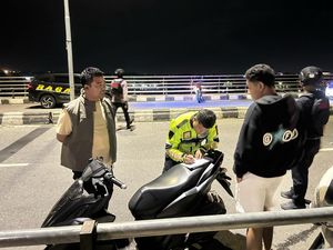 Trim Raga Patroli Malam di Pekanbaru, Puluhan Motor Bronk Kena Semprit