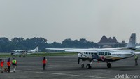 Dalam operasi ini, dua pesawat Caravan dikerahkan dari Lanud Halim Perdanakusuma.    