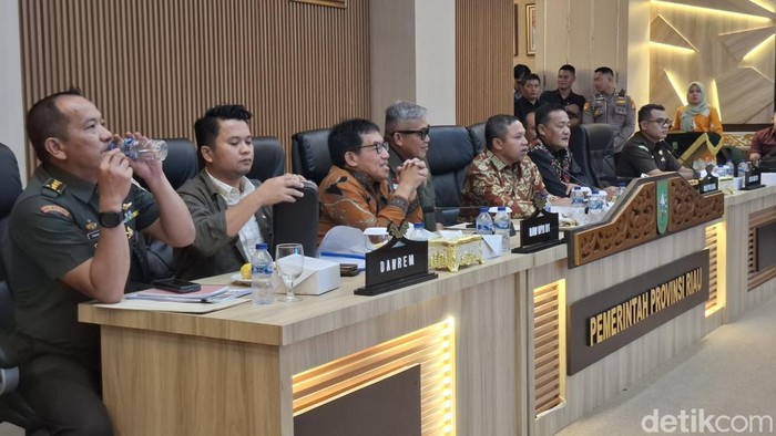 Audiensi BAM DPR di Kantor Gubernur Riau. (Raja Adil Siregar/detikSumut)
