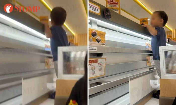 Ada Balita Naik ke Atas Meja Restoran dan Sentuh Sushi