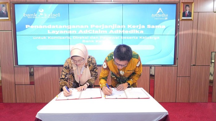Bank Pembangunan Daerah Kalimantan Selatan (BPD Kalsel) yang secara resmi menunjuk AdMedika sebagai mitra pelaksana Layanan Administration Service Only (ASO) Indemnity