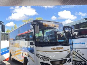 Imbas Jalan Ambles, Bus Denpasar-Gilimanuk Kurangi Operasional