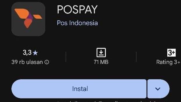 Cara cek status penerima di Pospay.