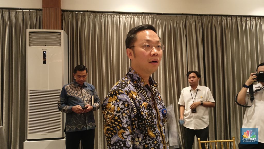 Dirjen Perkeretaapian Allan Tandiono. (CNBC Indonesia/Ferry Sandi)