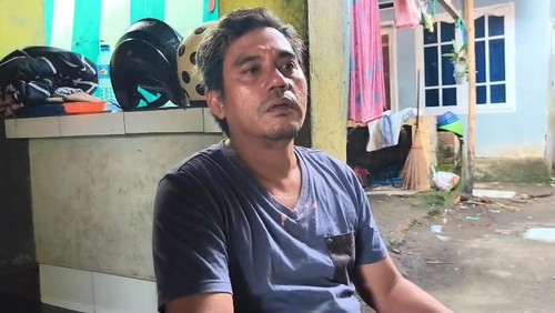 Hambali, kakak Brigadir Muhammad Nurhadi yang tewas di kolam Villa Tekek, Gili Trawangan, Lombok Utara, NTB.
