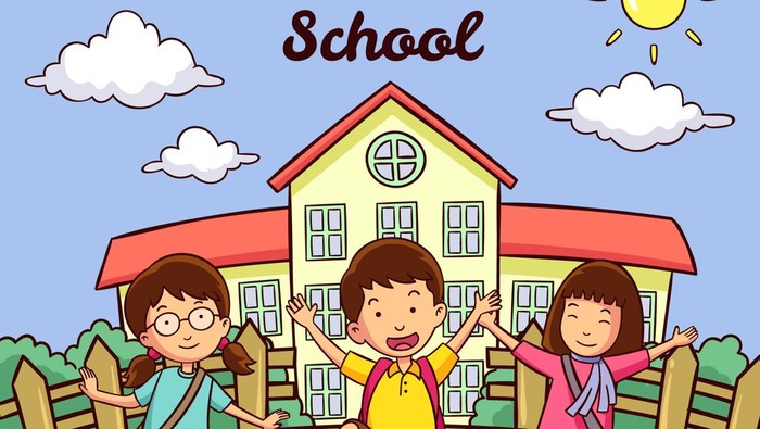ILUSTRASI MASUK SEKOLAH MPLS.
