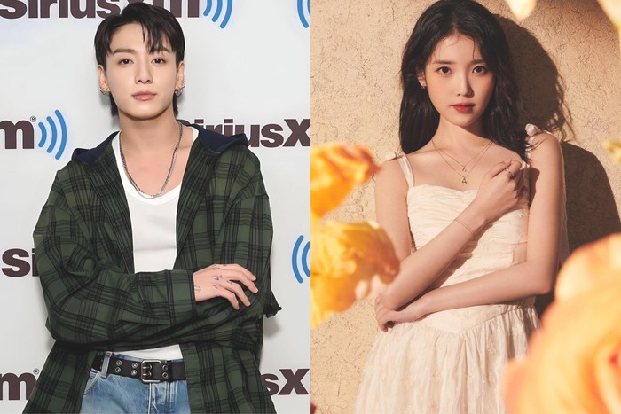 Jungkook BTS dan IU Jungkook BTS dan IU dinobatkan sebagai idol KPop pria dan wanita terpopuler secara global.