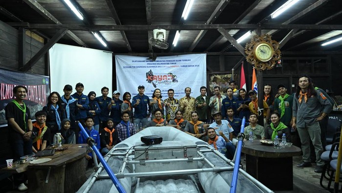 Komunitas pecinta alam Wanadri. Foto: Yuda Almerio/detikKalimantan