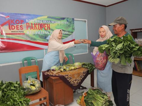 Kopdes Merah Putih di Desa Pakopen, Kecamatan Bandungan, Kabupaten Semarang, Kamis (10/7/2025).