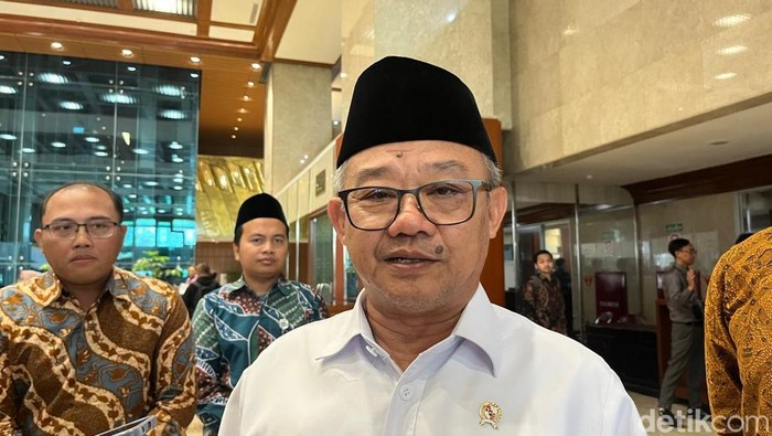 Menteri Pendidikan Dasar dan Menengah (Mendikdasmen) Abdul Muti (Anggi/detikcom)