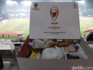 Mencicipi Nasi Kotak Piala Presiden yang Buat Jurnalis Inggris Terpukau