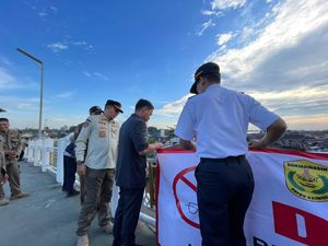 Wanti-wanti Yamin ke Warga yang Main Layangan di Jembatan Banjarmasin
