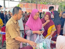 Atasi Inflasi, Disperindagkop Muratara Gelar Operasi Pasar Murah