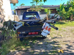 Maling Terciduk Gasak Rambu di Bantul, Angkut Pakai Mobil Pelat Merah
