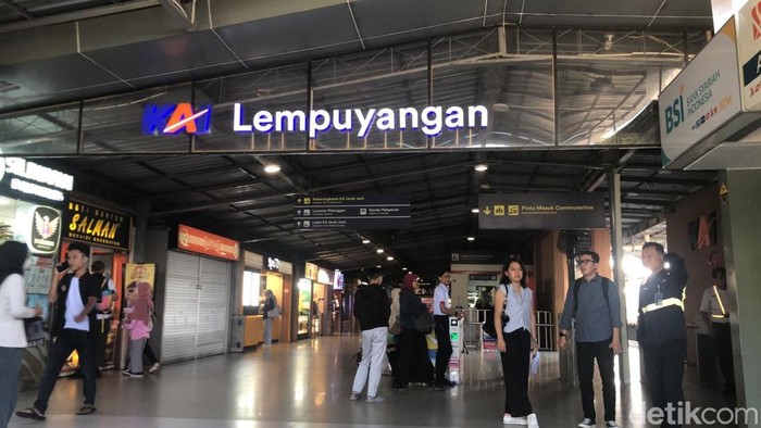 Stasiun Lempuyangan, Kota Jogja, Kamis (10/7/2025).