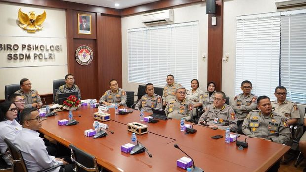 Tim penilai Kompolnas Awards 2025 hari ini melaksanakan kunjungan guna penilaian ke Kantor Staf Sumber Daya Manusia (SSDM) Polri, Gedung TNCC Mabes Polri (dok istimewa)