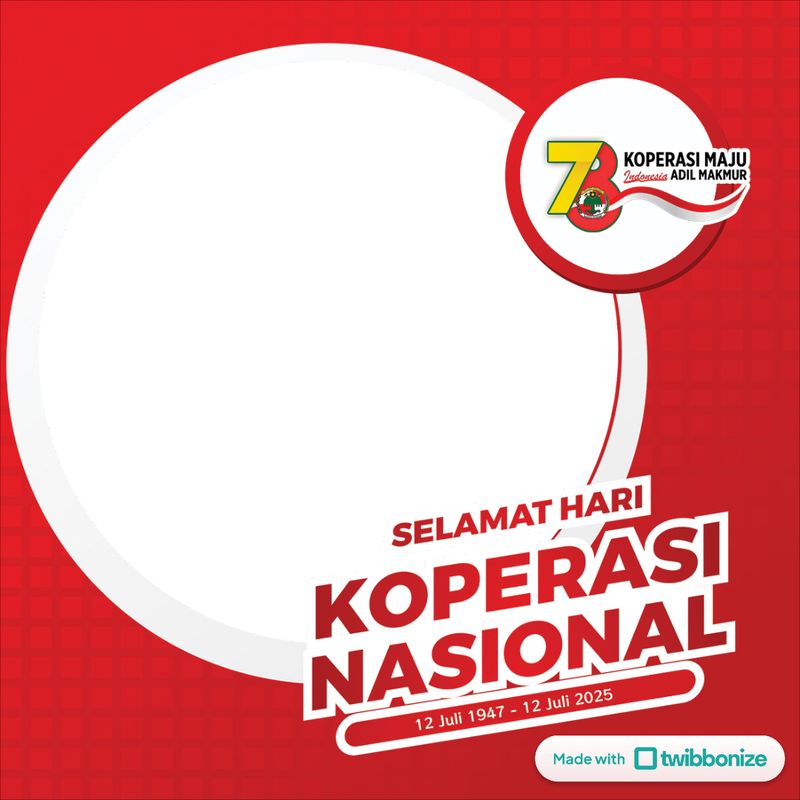 Twibbon Hari Koperasi Nasional 2025