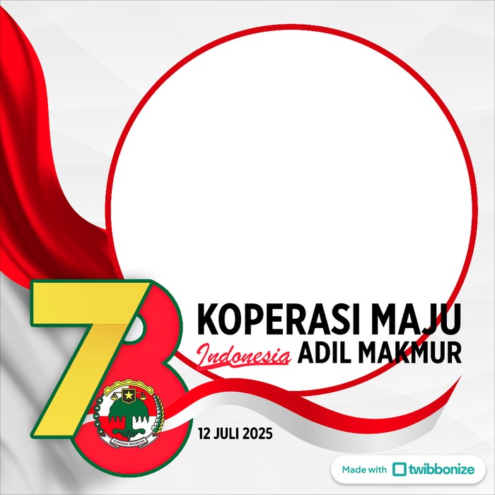 Twibbon Hari Koperasi Nasional 2025