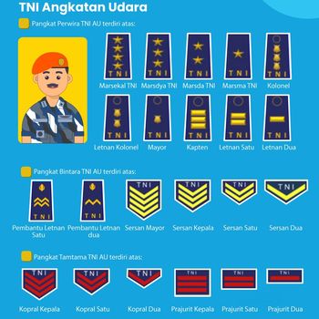Urutan Pangkat TNI AU
