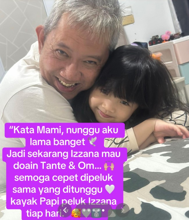Aku bahagia, bukan main. Seisi hatiku penuh cahaya. Namun kebahagiaan itu tak berlangsung lama. Kiay Iqbal lahir di usia kandungan 25 minggu, dengan berat hanya 600 gram. Tubuhnya mungil, tapi semangatnya besar. Ia bertahan selama satu minggu. Lalu pergi secepat ia datang, lanjutnya. Foto: Dok. TikTok @mamikiaypuansunan.