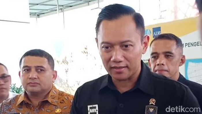 Menteri Koordinator Bidang Infrastruktur dan Pembangunan Kewilayahan, Agus Harimurti Yudhoyono (AHY) berkunjung ke IPAL Losari, Makassar.