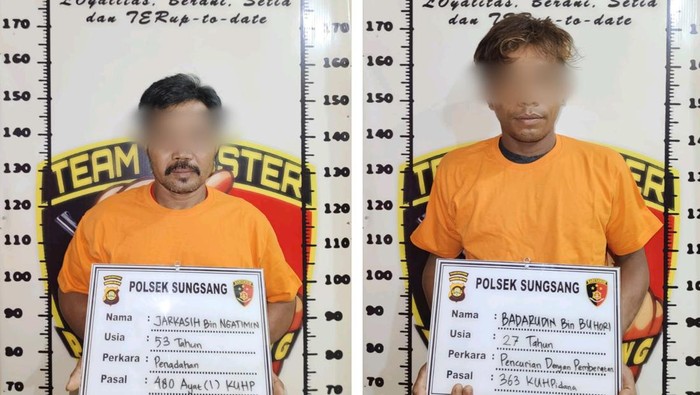 Pelaku pencurian motor dan penadahnya ditangkap polisi.