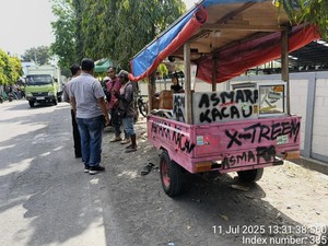 Tossa Tahu Bulat Asmara Kacau Tabrak Gerobak Cilok di Bantul