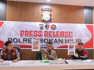 Polres Rohil Komitmen Tindak Perambah Hutan, 5 Tersangka Ditangkap