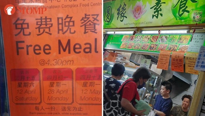 Rakus! Pria Ini Ambil 24 Makanan dari Kedai yang Sedang Berbagi